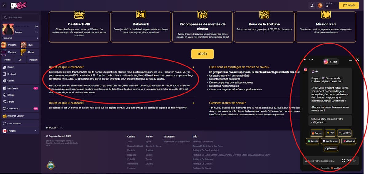 Equipo de atención al cliente de GT Bet ayudando con códigos rechazados
